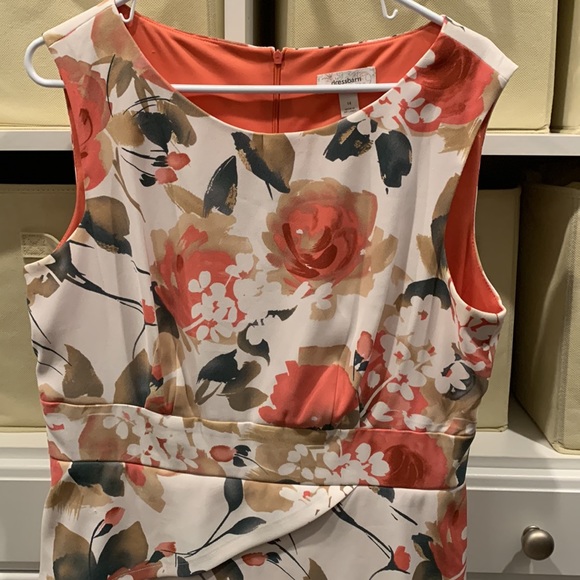 EUC Dressbarn Floral Dress size 14 or 16 - Picture 3 of 8